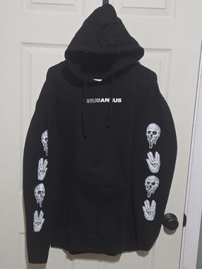 Authentic Limited Edition Unus Annus: Goddus Annus black hoodie, unisex XL